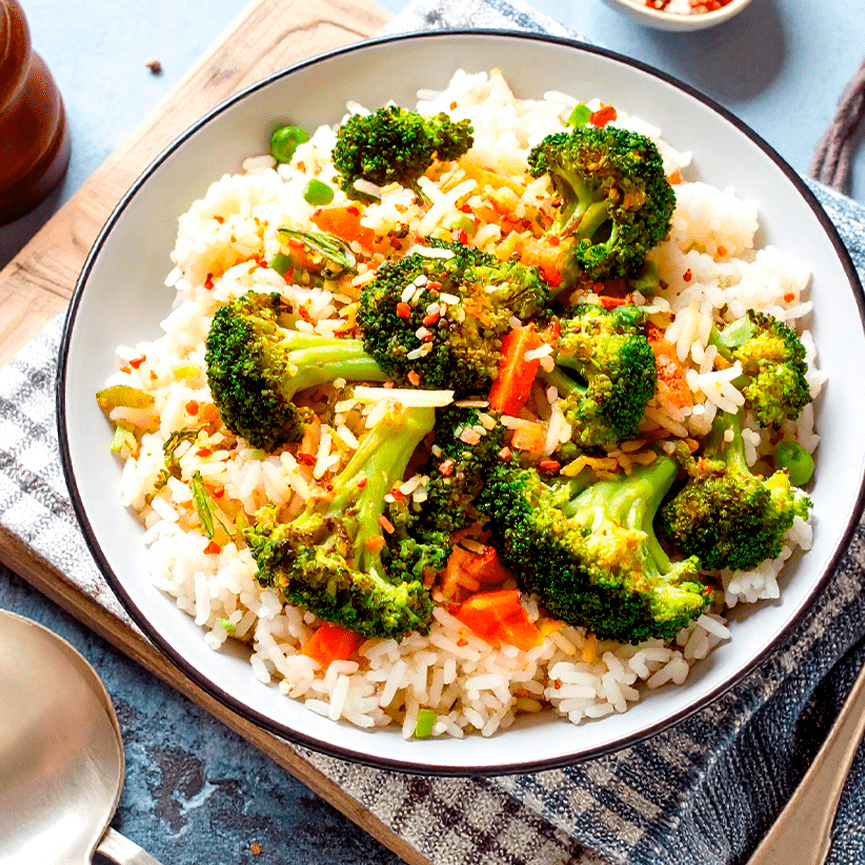 Arroz com Brócolis à Nossa Moda